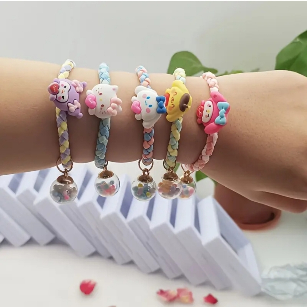Sanrio Charm Bracelets (Choose 1) Hello Kitty